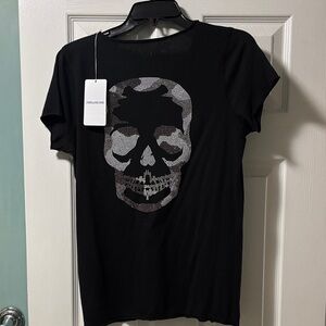 NWT Zadig and Voltaire size Medium Black T-shirt